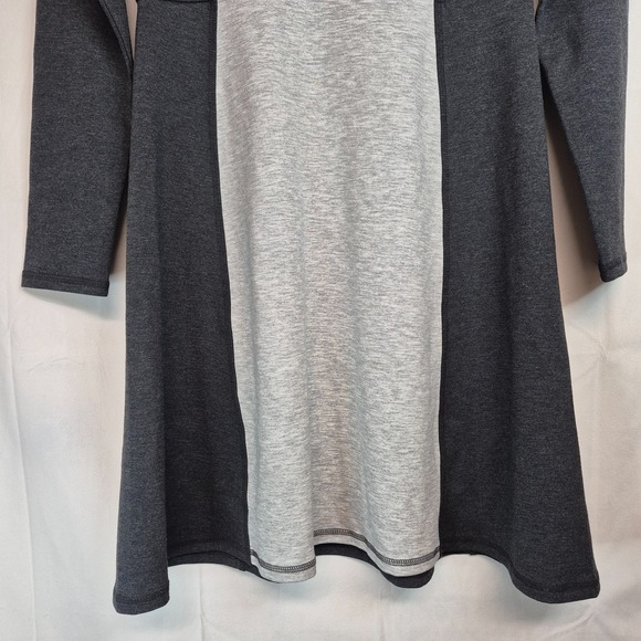 Athleta Whereupon Athleisure Womens Size Small Dress Gray Black Zip Neck - Picture 4 of 11